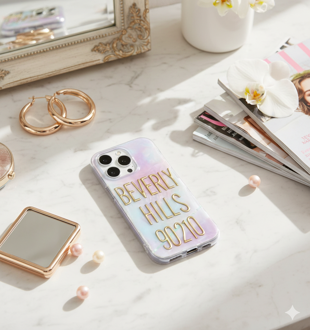 Cover Con Scritta BEVERLY HILLS